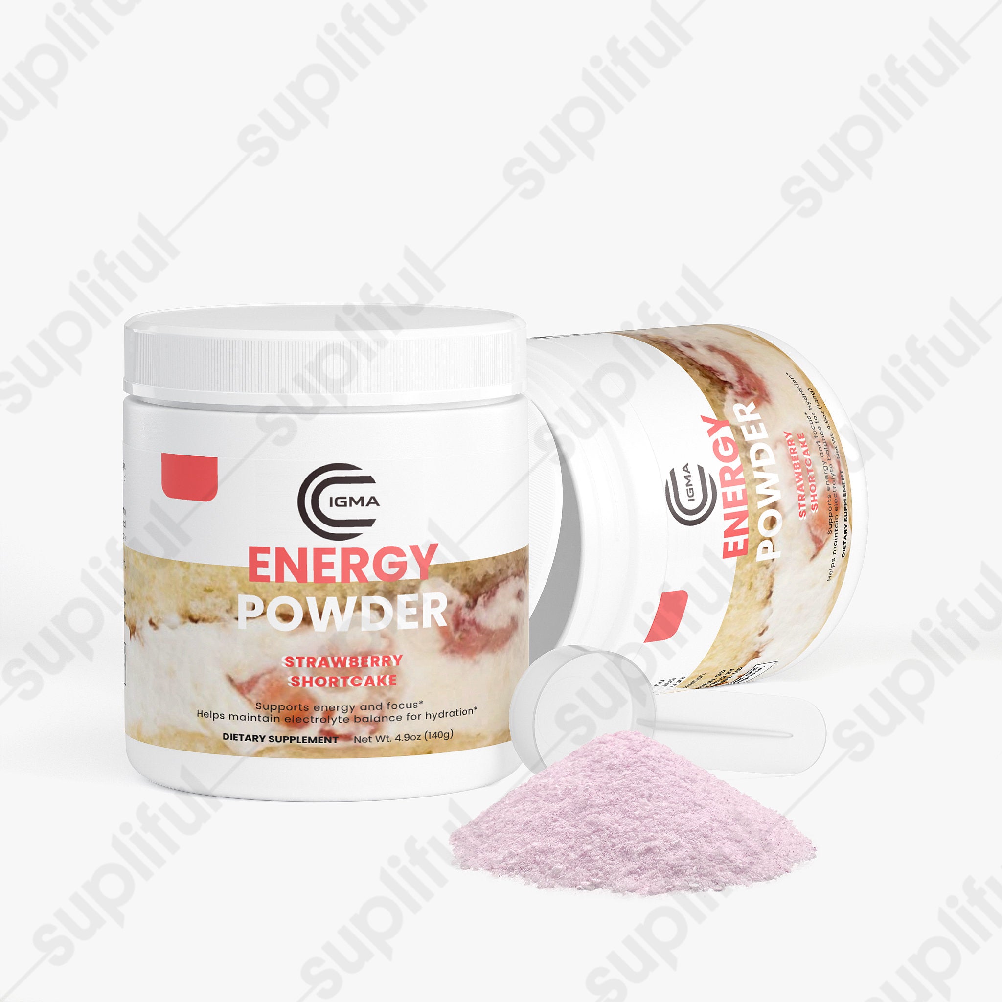 Energy Powder (Strawberry Shortcake)